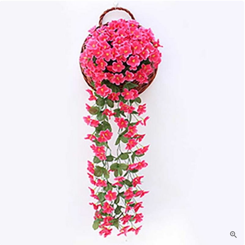 Kunstmatige hangbloemen