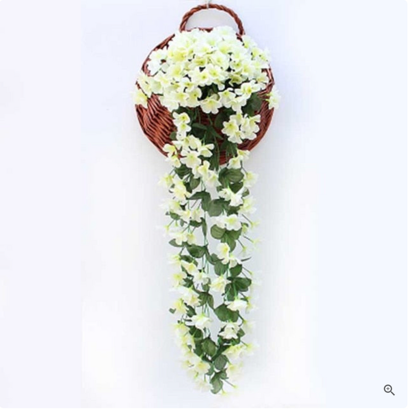 Kunstmatige hangbloemen
