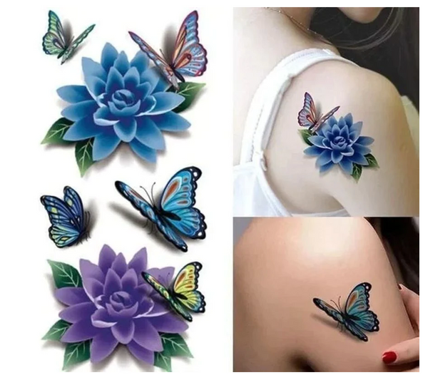 2023 Nieuw Modieuze 3D tatoegeringsstickers | 1+1 GRATIS (50 stuks)