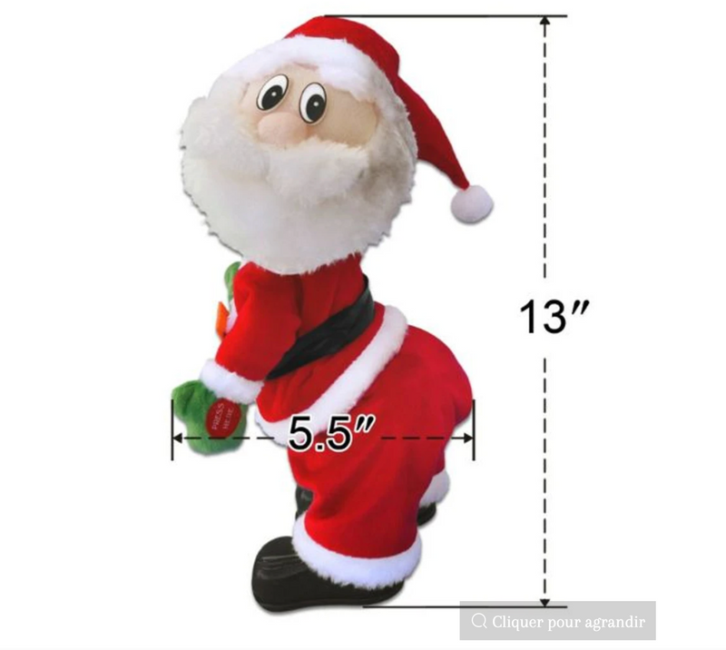 2024 Elektrische billen schuddende kerstman