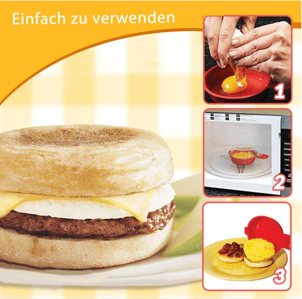 Mini Ei Hamburger Cooker (2 stuks)