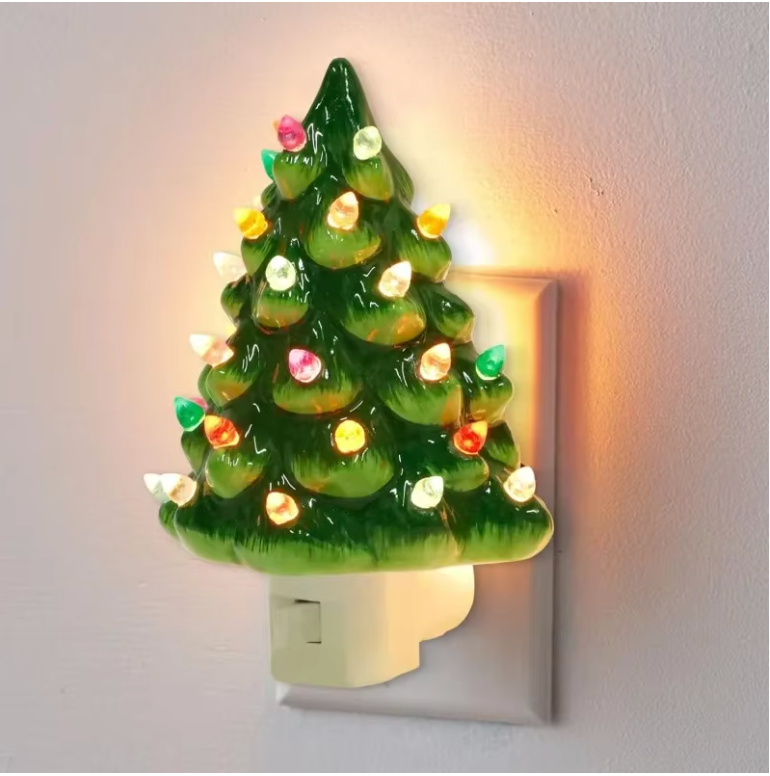 Nieuw 2024 Keramisch kerstboom nachtlampje