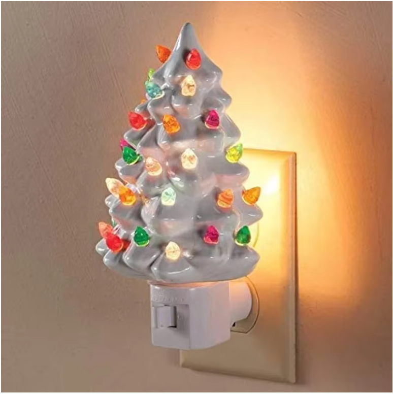 Nieuw 2024 Keramisch kerstboom nachtlampje