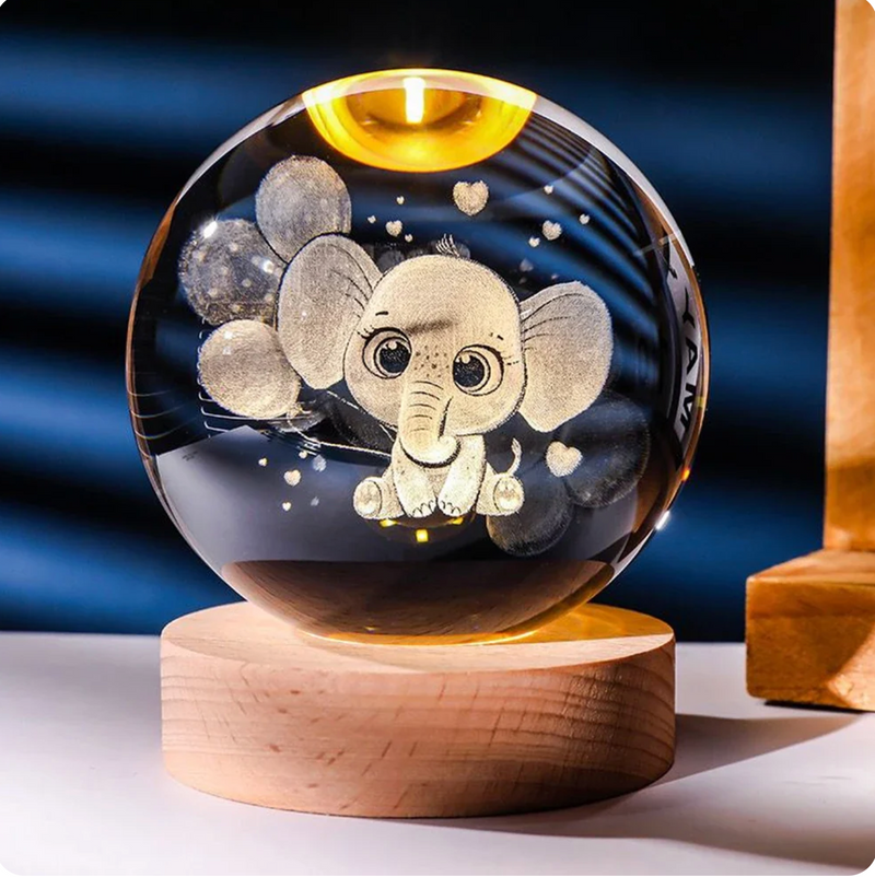 3D Crystal cartoon
